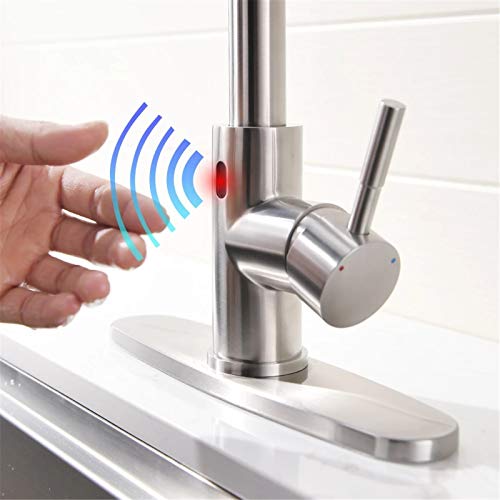 Robinet cuisine commande tactile mitigeur capteur intelligent - 6