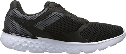 Skechers Go Run 400, Zapatillas de deporte Hombre, Negro (Black White), 41 EU