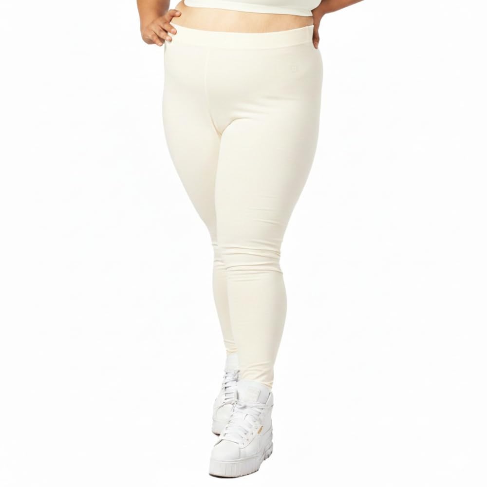 Bigtees Women's Full Length Leggings | High Rise Stretchable Cotton Blend Solid Tights for Gym, Yoga, Running, Casual Wear & Daily Use-picture-25