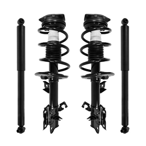 COMPLETESTRUTS - Front Quick Complete Strut Assemblies with Coil Springs and Rear Shock Absorbers Replacement for 2008-2012 Nissan Rogue - Set of 4
