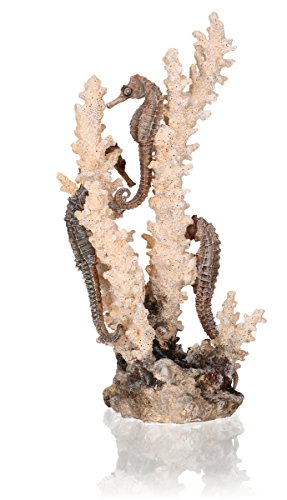 biOrb Medium Seahorse Sculpture, Ceramic Resin Centerpiece for Freshwater and Marine Aquariums...