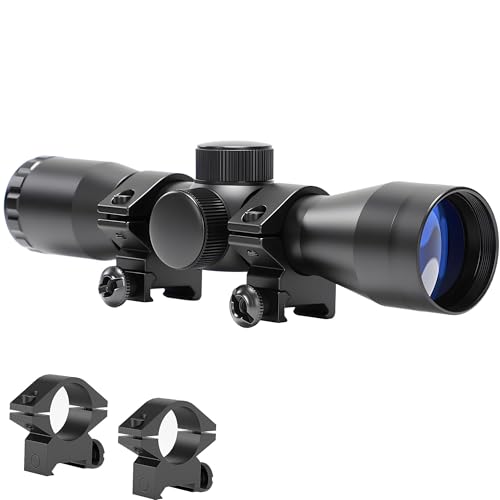 4x32 Compact Rifle Scope with BDC Reticle for Crossbows
