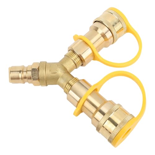 Adaptador divisor en Y de conexión rápida para RV y remolque de gas 5