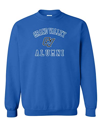 CreateMyTee | Grand Valley State University Alumni Two Color Crewneck Sweatshirt |