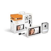 Bticino 317913 EASYKIT ESSENTIAL VIDEOCITOFONO MONOFAMILIARE Plug-In 2 Fili con: 1 Pulsantiera...
