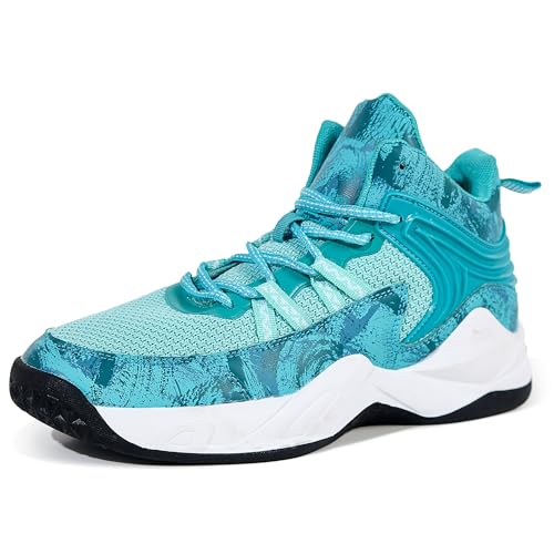 CJSPORX Men Women Basketball Shoes Breathable Non Slip Outdoor Fashion Sneakers