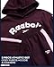 Reebok Girls Jogger Set - 2 Piece Matching Sweat Set with Pullover Hoodies and Athletic Joggers for Girls, Size 7, Plum
