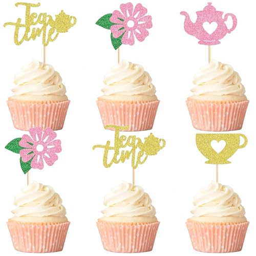 And Floral Theme Cake Decor For Afternoon Tea, Baby Showers, Or Garden Themed Parties