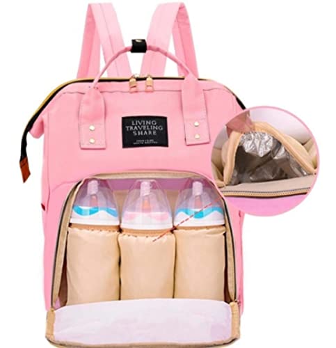 Mochila Bolsa Saída Maternidade Gestante Nova Multifunção Yepp Bags (Rosa)