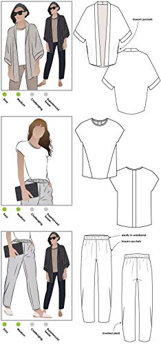 Style Arc Sewing Pattern - Besharl Outfit (Sizes 18-30)