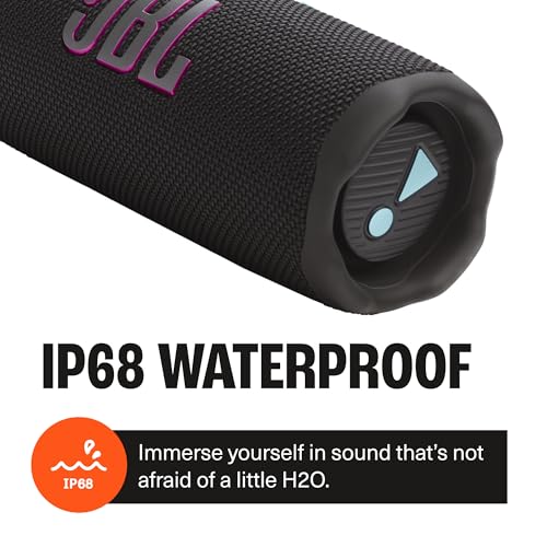 Image of JBL Flip 7 (Black /Orange) + Bundle with USB-C Braided Cable