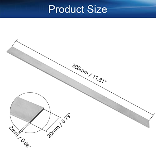 Bettomshin herramienta de torneado HSS 2mm x 20mm x 300mm miniatura 2
