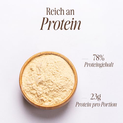 Sevenhills Wholefoods Bio Erbsen Protein Pulver 1kg - 78% Proteingehalt - essentiellen Aminosäuren - Veganes Eiweisspulver - Unterstützt den Muskelaufbau - frei von Süßungsmitteln & Zusätzen