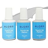 Alora Touch-Up Paint | Matte Finish for Drywalls, Concrete, Brick, Tile, Doors, Cabinets & More | Multi-Tone Gray Repair Kit | Quick-Dry, Low-Odor, Ultra-Low VOC | No Sanding or Primer Needed | 3 Pack