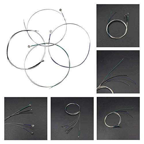 JYsun Viola Strings 2 Full Sets A D G C with Stainless Steel Core Nickel-Plated Ball-End Nickel Chromium Wound