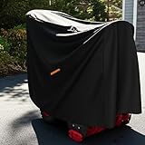Construction en tissu Oxford : fabriquée à partir de tissu Oxford imperméable et robuste, cette housse est conçue pour résister aux conditions météorologiques difficiles, offrant une protection durable à votre souffleuse à neige.