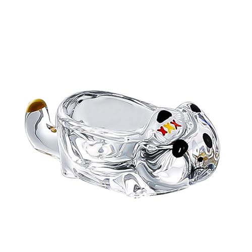 Recipiente Cristal para Polvo de Uñas Forma Panda miniatura 1