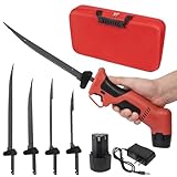 【Poignée antidérapante et verrouillage sécurisé】Poignée antidérapante pour une sécurité de prise en main exceptionnelle offrant un contrôle ultime du couteau avec un protège-déclencheur pour plus de sécurité. En même temps, avant utilisation, vous devez appuyer sur le verrou de sécurité, puis allumer l'interrupteur d'alimentation. Produit utilisé pour augmenter la sécurité, laissez-nous utiliser plus de tranquillité d'esprit.