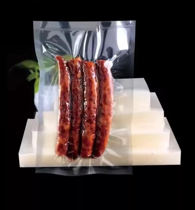 200 PCs Chamber Vacuum Sealer Bags: Poly/Nylon Food Storage Solutions in Multiple Sizes (14" x 20")