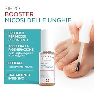 PODERM MICOSI UNGHIA PIEDE COMPLEMENT BOOSTER -Trattamento micosi unghie piedi – Dimezza durata trattamento – Non utilizzare solo – Prodotto in Svizzera