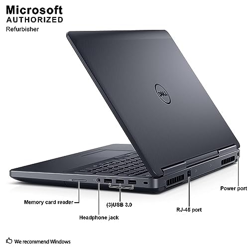 Dell Precision 7510 15.6in Laptop, Core i7-6820HQ 2.7GHz