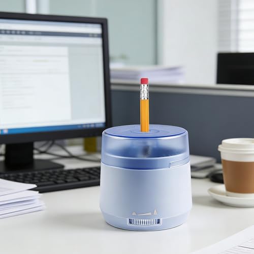 Taille-crayon électrique à piles pour stylos de bureau et dessin - 7