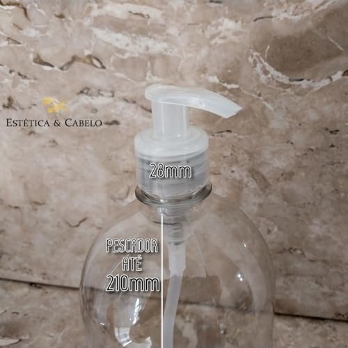 Kit 02 Válvulas Pump Dosadora 28/410 Para Frascos 500/1000/1500ML - Shampoo, Condicionador, Creme (T