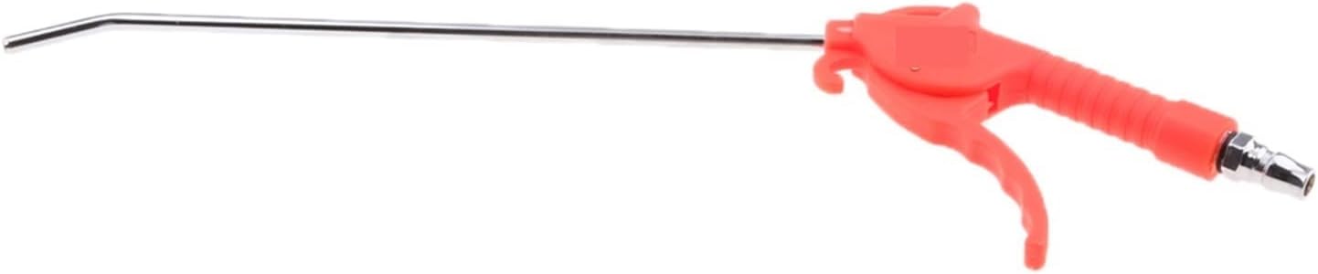 Hand Caulking Guns Air Gun for Long Angle Nozzle Pneumatic Cleaning Tool, Removable Rubber Head
