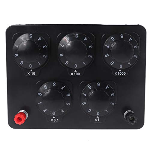 XUYUH 0-9999.9 Ohm Variable Resistance Box Decade Resistor Experimental Equipment for Physical School Teaching