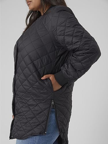Vero Moda Veste VMHAYLE 3/4 JACKET NOOS CURVE Noir 48 - 5