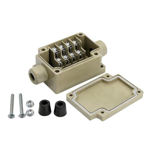 Boîte d'épissure 3 voies M25 étanche IP68 pour câble coaxial souterrain