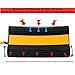 Tiousmoky Wheel Chocks Rubber Heavy Duty Trailer Wheel Chocks with Yellow Reflective Visibility Tape and Yellow Nylon Rope 8.27