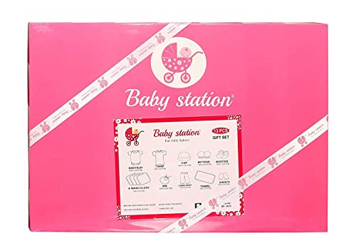 Image of Baby Station 13 Pcs Baby Gift Set Set (Pink)