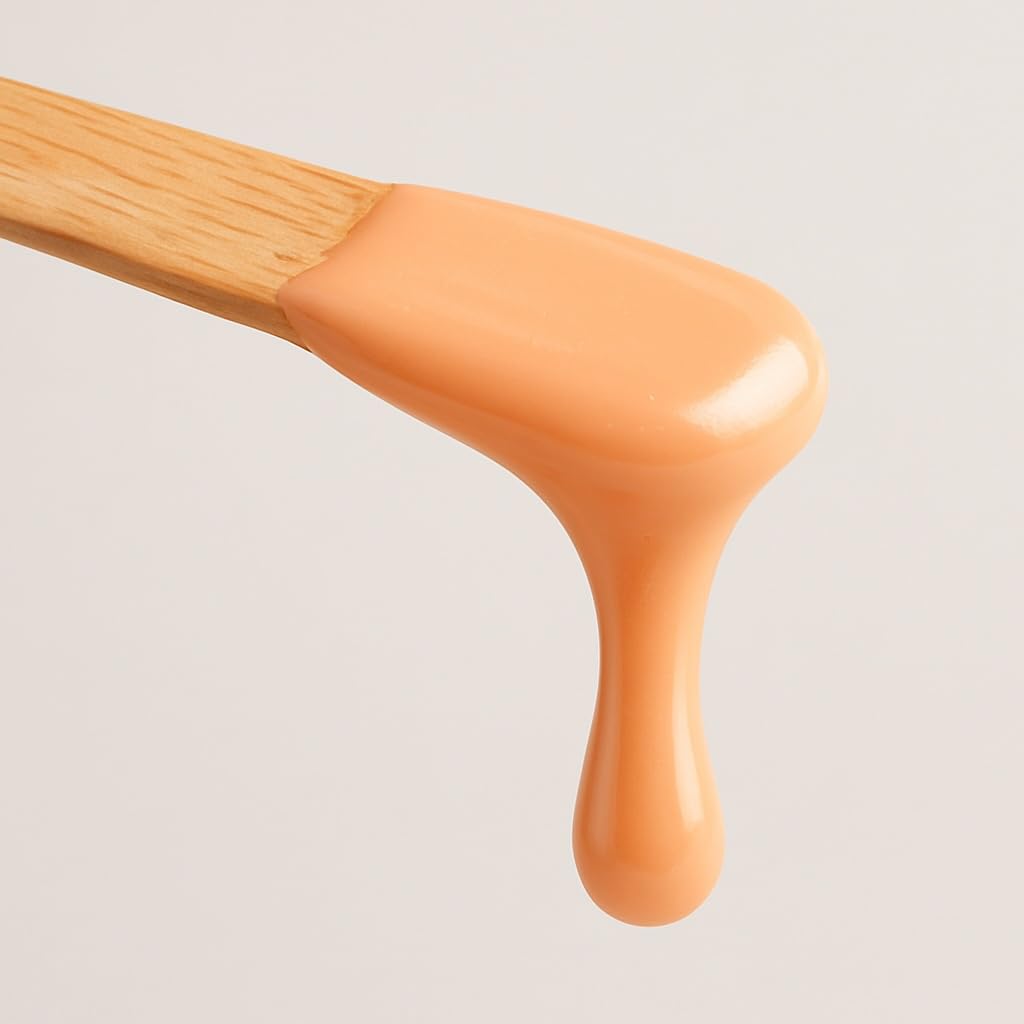 wakse Just Peachy Hard Wax Beans, For Face and Body Hair Removal, Peach Scented, 12.8oz
