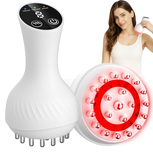 HarrFlow Lymphatic Drainage Massager & Anti Cellulite Massage Tool, Lymphatic Massager,Helps Reduce Stretch Marks & Cellulite，for Belly, Arms & Legs,Body Sculpting Machine with Heat & Vibration