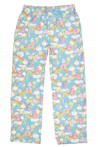 Care Bears Pajama Pants Retro 80's Care Bears Men's AOP Drawstring Elastic Waistband Lounge Sleep Pajama Pants