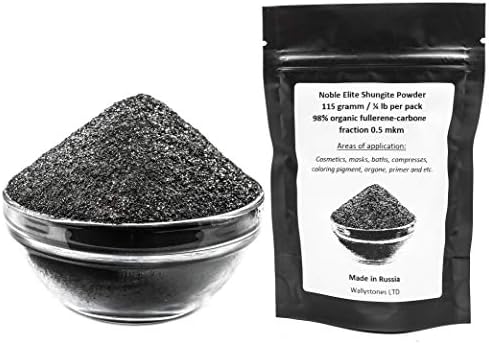 Wallystone Gems Shungite Elite Powder 115 Gramm / 1/4 lb per Pack