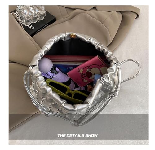 Large Woven Tote Bag for Women Handbags PU Leather Purses Braided Bag Weaved Shoulder Bags Crossbody Satchel3