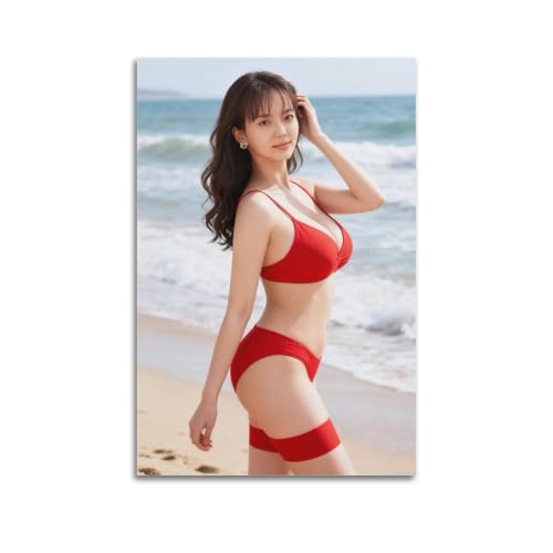 �������؎q���_�̃|�X�^�[�Ǒ����L�����o�X �o�X���[�� �x�b�h���[�� �f�R���[�V�������G�ǉ�f���炵���M�t�g12x18inch(30x45cm)