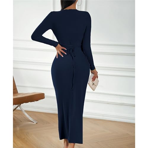Robe cintrée à taille haute flatteuse pour affiner la silhouette - 2
