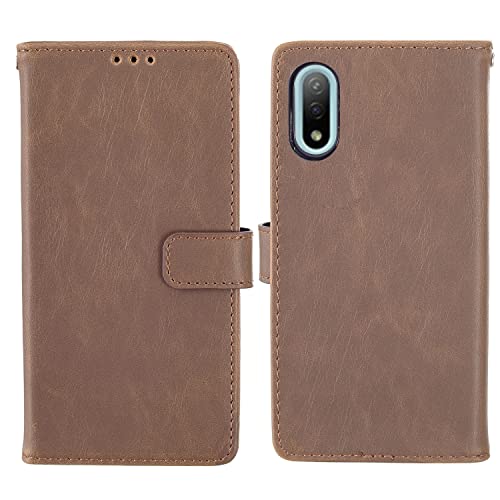 �yViesa�z�N���V�b�N���g�� �蒠�^ �P�[�X Xperia Ace III/SO-53C/SOG08/A203SO �Ή� SONY �X�}�z�P�[�X (�_�[�N�u���E��) PU�v ���z�^ ���J�� �蒠�P�[�X �K�p �\�j�[ �G�N�X�y���A �G�[�Xiii ace3 