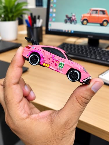 Smily Buds Store Smily Buds Mini Alloy Off-Road Roxy RC Car, Pink, - Image 6