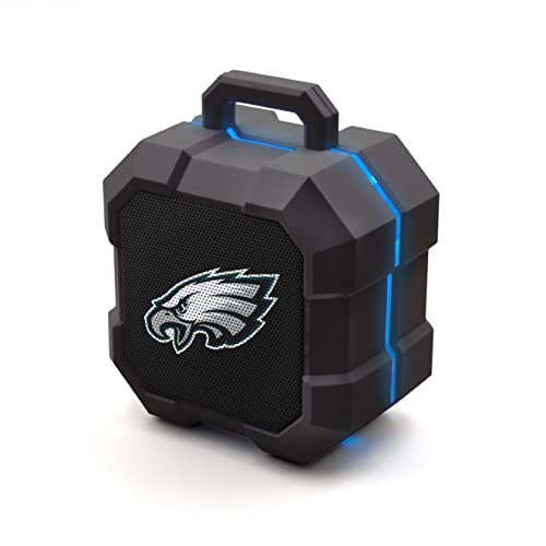 Image of SOAR NFL Shockbox LED Wireless Bluetooth Speaker - Water Resistant IPX4, 5.0 Bluetooth with Over 5 Hours of Play Time - Small Portable Speaker - Officially Licensed NFL, Perfect Home & Outdoor Speaker