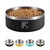Dog Bowl 32oz Insulated Dog Food Water Bowl Non Slip Double Wall Stainless Steel Dog Bowls 4 Cup for Medium Large Breeds Indoor Outdoor Metal Dog Bowl Durable Pet Dish for Puppy Dogs Cats