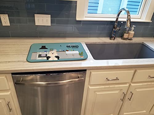 Tapis de séchage en polyester pour une cuisine propre avec motif berger - 4