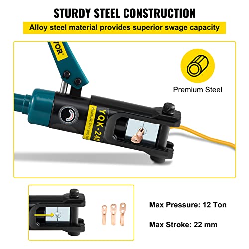 Mophorn Hydraulic Wire Crimper (240Mm²) #TOP3