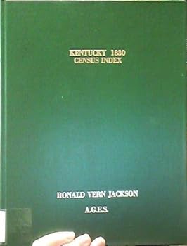 Unknown Binding Kentucky 1830 census index Book