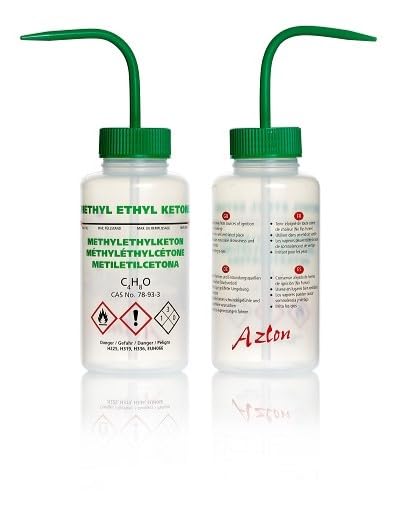 RS PRO Polyethylen Laborflasche 500ml Spritzflasche Weithalsig, Packung a 5 Stück