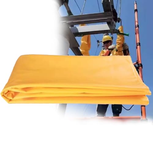 Electrical Safety Blanket, High Voltage Lightweight Insulating Blanket for Transformers/Circuit Breakers/Electrical Panels, Flame Retardant Fire Mat 400v/10kv(400v)
