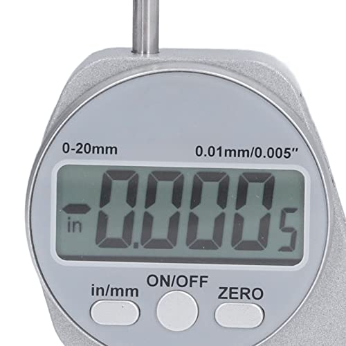 Medidor de espesor digital LCD con rango de 0 a 20 mm para mediciones precisas 7